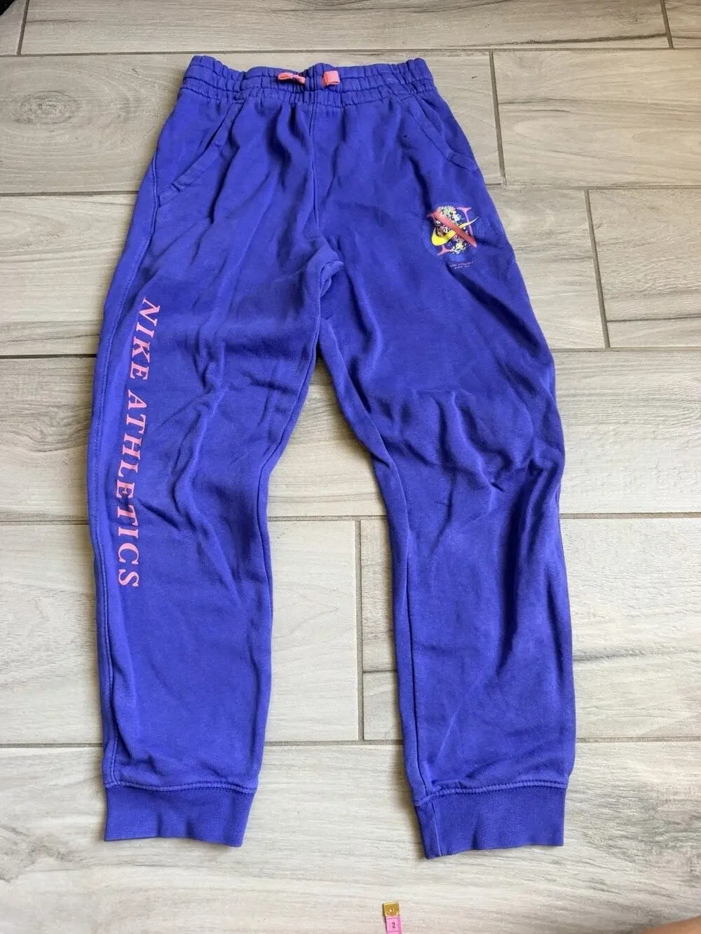 Kids Girls Nike Sweatpants Size Large Purple
